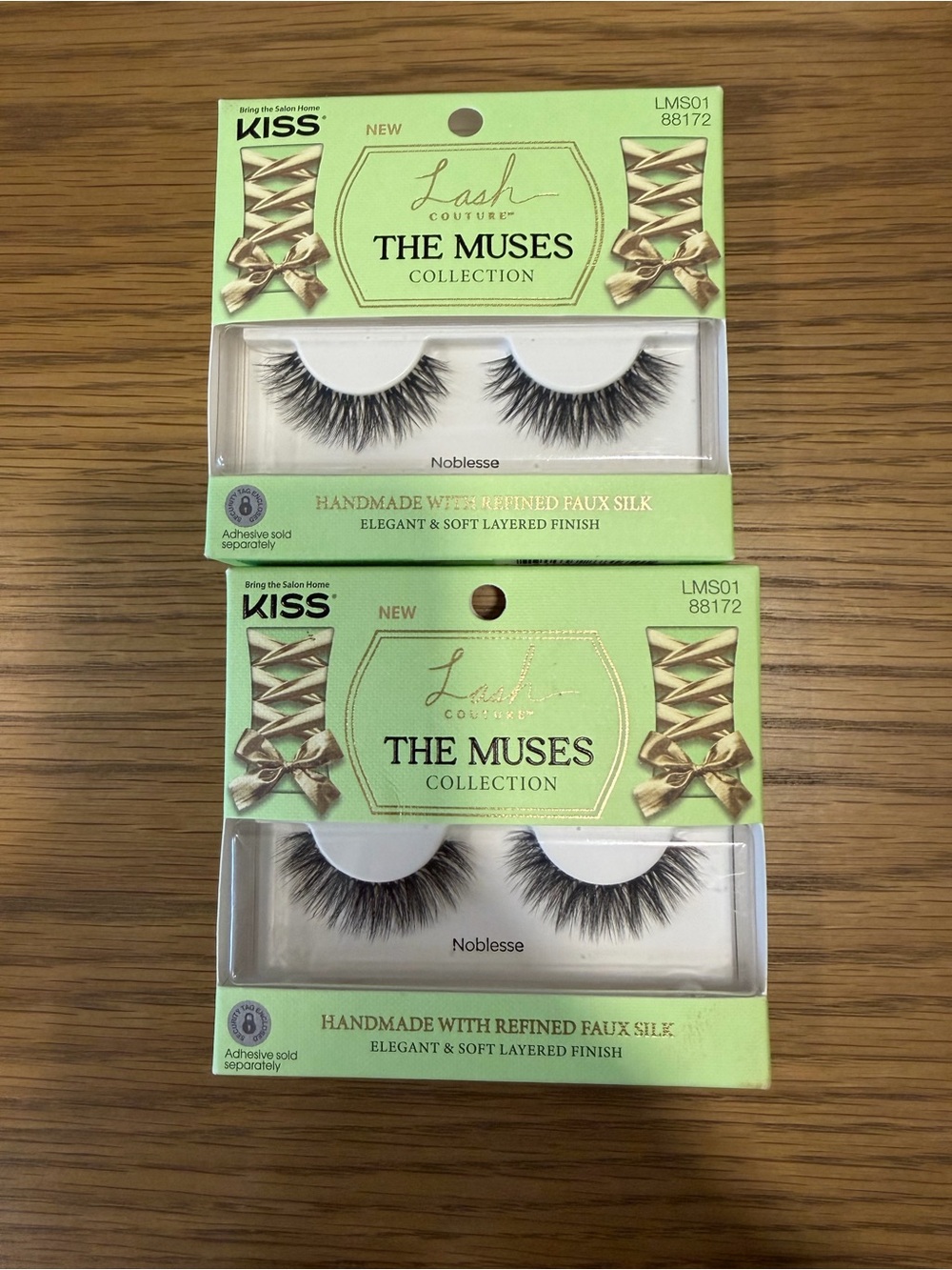 KISS Lash Couture The Muses Noblesse False Lashes 2 Pack NEW